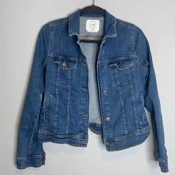 1901 button denim jacket S - Picture 2 of 6